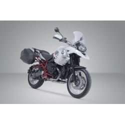 ZESTAW KUFRÓW BOCZNYCH AERO ABS I STELAŻY SW-MOTECH 2X25 L. BMW R1200GS (04-12) / ADV (06-13)