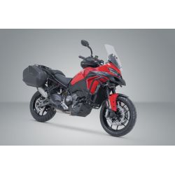 ZESTAW KUFRÓW BOCZNYCH AERO ABS I STELAŻY SW-MOTECH 2X25 L. DUCATI MULTISTRADA V2 / V2 S (24-)