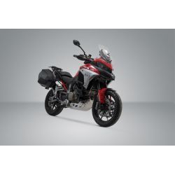 ZESTAW KUFRÓW BOCZNYCH AERO ABS I STELAŻY SW-MOTECH 2X25 L. DUCATI MULTISTRADA V4 (20-)