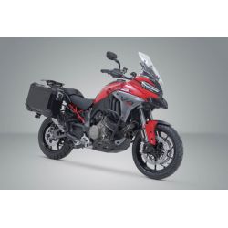 ZESTAW KUFRA CENTRALNEGO TRAX ADV SW-MOTECH 37/37 L. DUCATI MULTISTRADA V4 (20-) BLACK