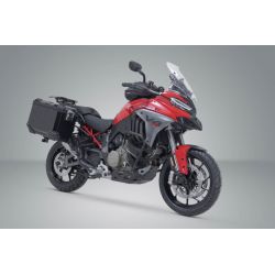 ZESTAW KUFRA CENTRALNEGO TRAX ADV SW-MOTECH 45/45 L. DUCATI MULTISTRADA V4 (20-) BLACK