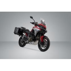 ZESTAW KUFRA CENTRALNEGO TRAX ADV SW-MOTECH 45/45 L. DUCATI MULTISTRADA V4 (20-) BLACK