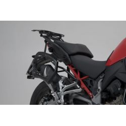 ZESTAW KUFRA CENTRALNEGO TRAX ADV SW-MOTECH 45/45 L. DUCATI MULTISTRADA V4 (20-) SILVER