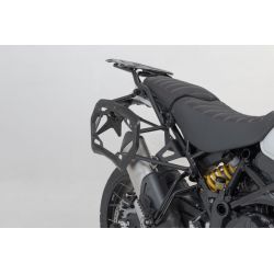 ZESTAW KUFRÓW BOCZNYCH SW-MOTECH DUSC DUCATI DESERTX (22-)/ RALLY (23-) 41/33 BLACK