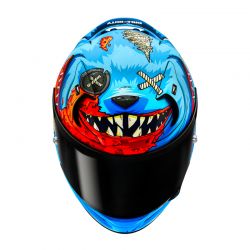 KASK MOTOCYKLOWY HJC RPHA12 MISTER PEEKS COD BLUE RED 