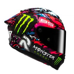 KASK MOTOCYKLOWY HJC RPHA1 V2 CARBON FUNKY DIABLO BLACK RED 