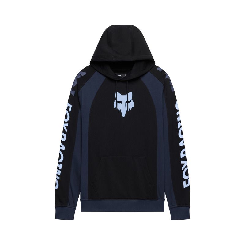 BLUZA Z KAPTUREM FOX VALIANT FLEECE PO BLACK  ENDURO CROSS