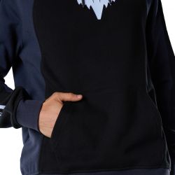 BLUZA Z KAPTUREM FOX VALIANT FLEECE PO BLACK  ENDURO CROSS