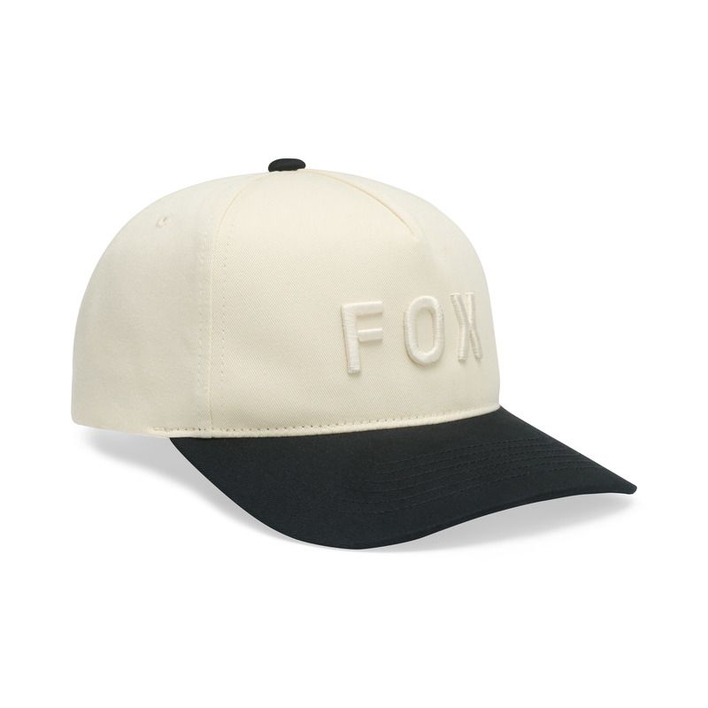 CZAPKA Z DASZKIEM FOX WORDMARK SUBFRAME HAT PEARL WHITE  ENDURO CROSS