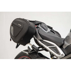 ZESTAW SAKW BOCZNYCH BLAZE H I STELAŻY SW-MOTECH SUZUKI TRIUMPH STREET TRIPLE 765 (19-) BLACK/GREY