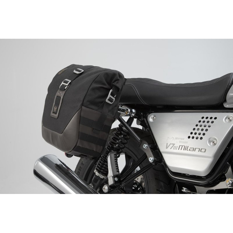 ZESTAW SAKW I STELAŻY LEGEND GEAR SW-MOTECH MOTO GUZZI V7 III (16-) BROWN