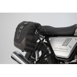 ZESTAW SAKW I STELAŻY LEGEND GEAR SW-MOTECH MOTO GUZZI V9 ROAMER/BOBBER (15-) BROWN