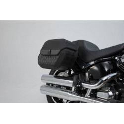 ZESTAW SAKW I STELAŻY LEGEND GEAR SW-MOTECH HARLEY-DAVIDSON SOFTAIL LOW RIDER (17-), BLACK