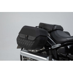 ZESTAW SAKW I STELAŻY LEGEND GEAR SW-MOTECH HARLEY-DAVIDSON SOFTAIL FAT BOY (17-), BLACK