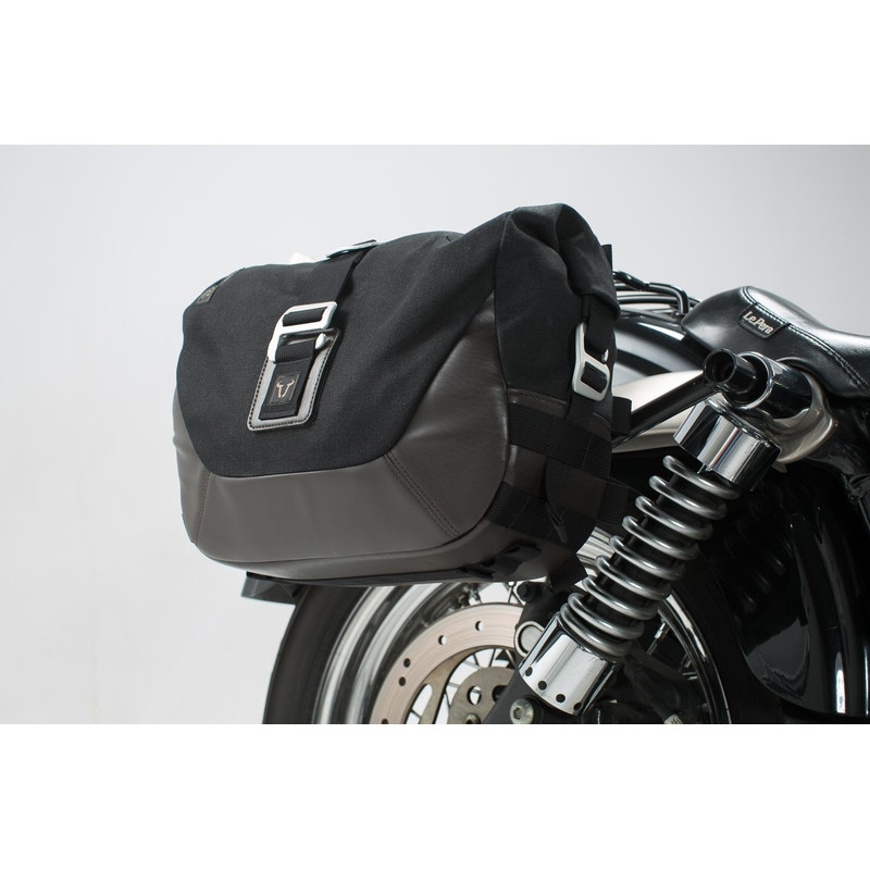 ZESTAW SAKW I STELAŻY LEGEND GEAR SW-MOTECH DYNA STREET BOB (06-08), LOW RIDER (06-09) BROWN