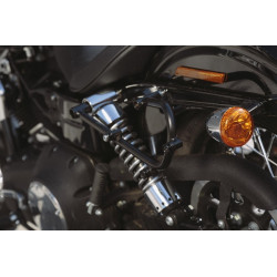 ZESTAW SAKW I STELAŻY LEGEND GEAR SW-MOTECH HARLEY DAVIDSON DYNA LOW RIDER, STREET BOB (09-) BROWN