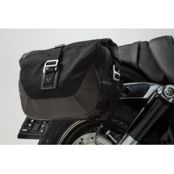 ZESTAW SAKW I STELAŻY LEGEND GEAR SW-MOTECH HARLEY DAVIDSON DYNA FAT BOB (08-) BROWN