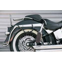 ZESTAW SAKW I STELAŻY LEGEND GEAR BLACK EDITION SW-MOTECH HARLEY DAVIDSON DYNA FAT BOY (07-17) BLACK