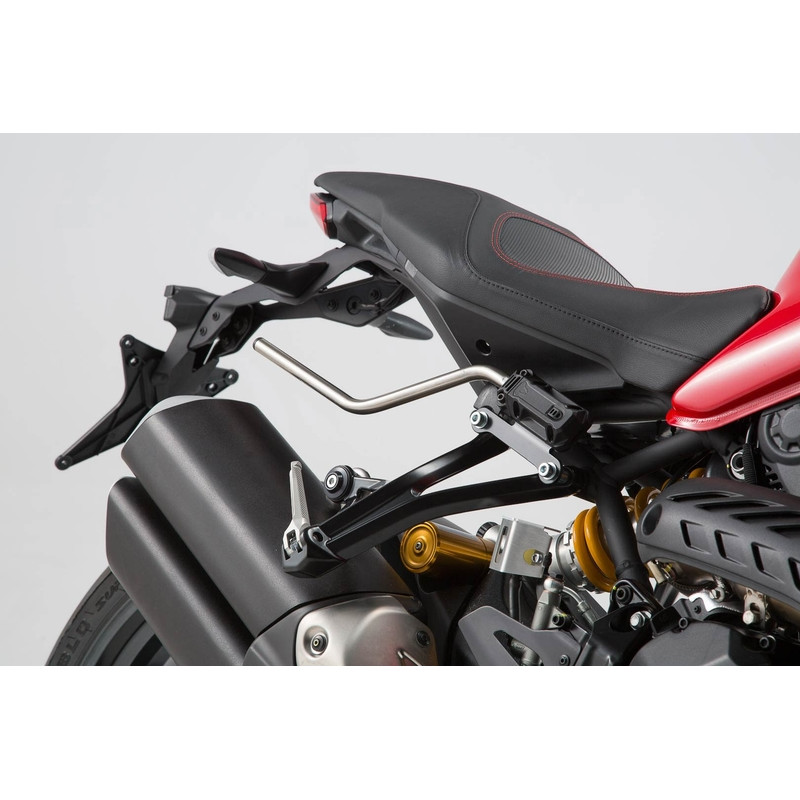 ZESTAW SAKW BOCZNYCH BLAZE H I STELAŻY SW-MOTECH DUCATI MONSTER 1200 R (16-) BLACK/GREY 2X14-21L