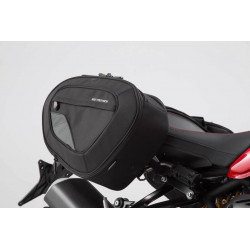 ZESTAW SAKW BOCZNYCH BLAZE H I STELAŻY SW-MOTECH DUCATI MONSTER 1200 R (16-) BLACK/GREY 2X14-21L