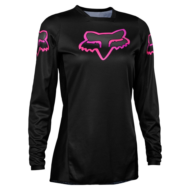 BLUZA FOX LADY 180 BLACKOUT BLACK/PINK  ENDURO CROSS