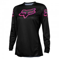 BLUZA FOX LADY 180 BLACKOUT BLACK/PINK  ENDURO CROSS