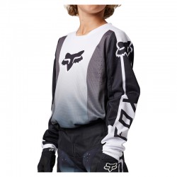 BLUZA FOX JUNIOR 180 LEED BLACK/WHITE  ENDURO CROSS