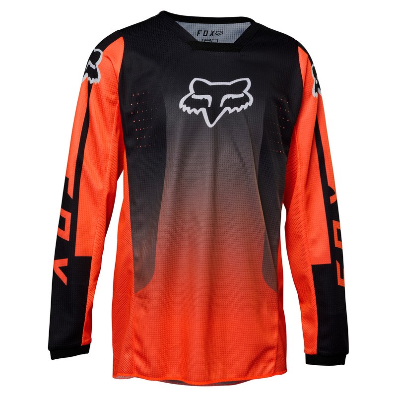 BLUZA FOX JUNIOR KIDS 180 LEED FLUO ORANGE  ENDURO CROSS
