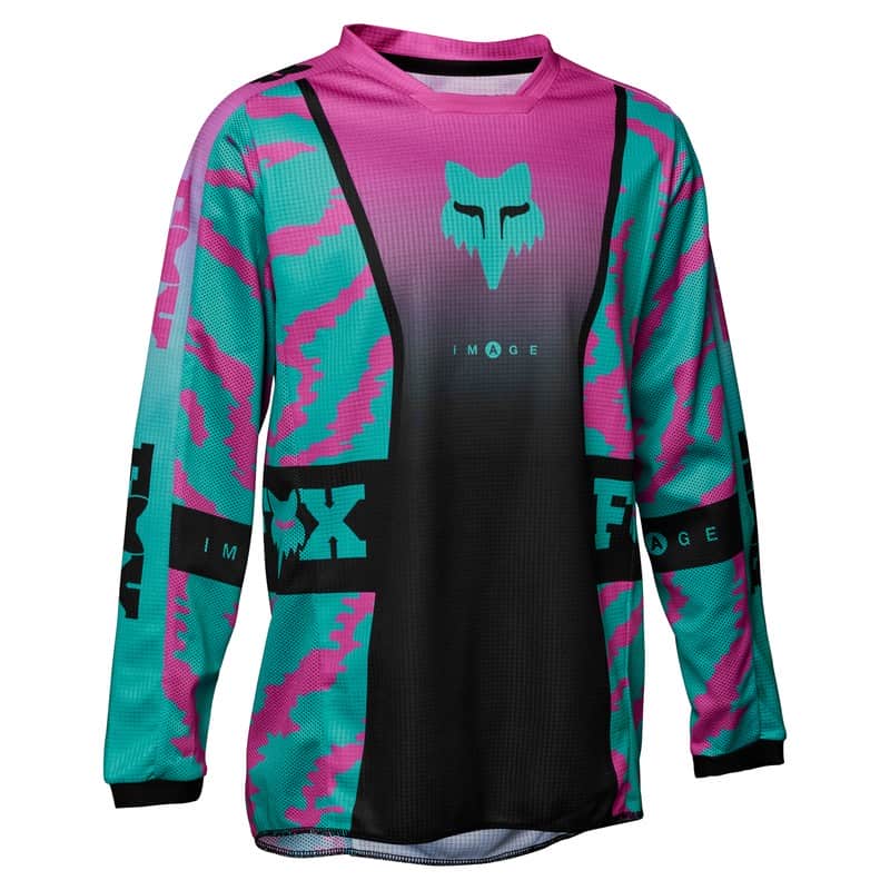 BLUZA FOX JUNIOR 180 NUKLR TEAL  ENDURO CROSS