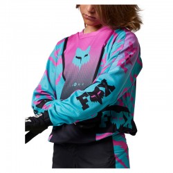 BLUZA FOX JUNIOR 180 NUKLR TEAL  ENDURO CROSS