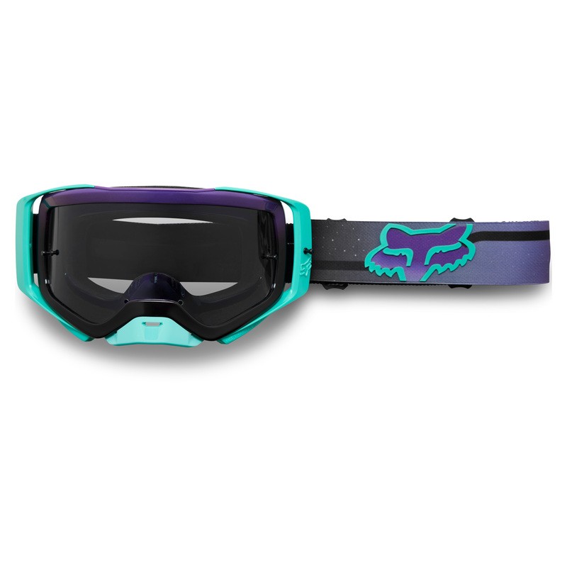 GOGLE FOX AIRSPACE VIZEN BLACK/PURPLE  ENDURO CROSS
