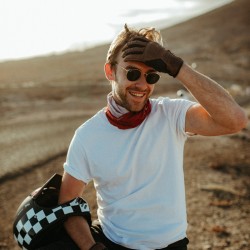 KOMIN BROGER ALASKA BUFF NECKWEAR/TUBULAR RED OS