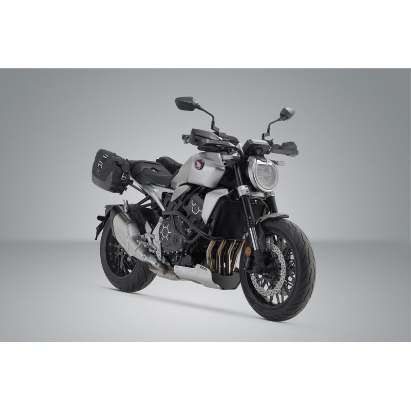 ZESTAW KUFRÓW BOCZNYCH URBAN ABS I STELAŻY SW-MOTECH HONDA CB1000R (21-), BLACK 2X16,5L