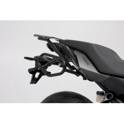 ZESTAW KUFRÓW BOCZNYCH URBAN ABS I STELAŻY SW-MOTECH YAMAHA TRACER 7 (16-), BLACK 2X16,5L