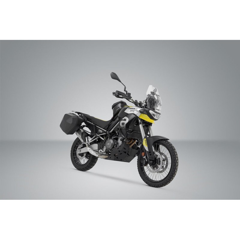 ZESTAW KUFRÓW BOCZNYCH URBAN ABS I STELAŻY SW-MOTECH APRILIA TUAREG 660 (21-), BLACK 2X16,5L