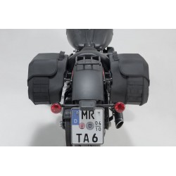 ZESTAW SAKW I STELAŻY LEGEND GEAR LH1/LH1 SW-MOTECH 2X19,5L HARLEY-DAVIDSON SOFTAIL SLIM (12-17)