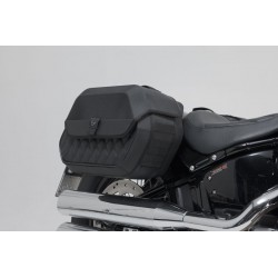 ZESTAW SAKW I STELAŻY LEGEND GEAR LH1/LH1 SW-MOTECH 2X19,5L SOFTAIL STRBOB (17-), STANDARD (20-)