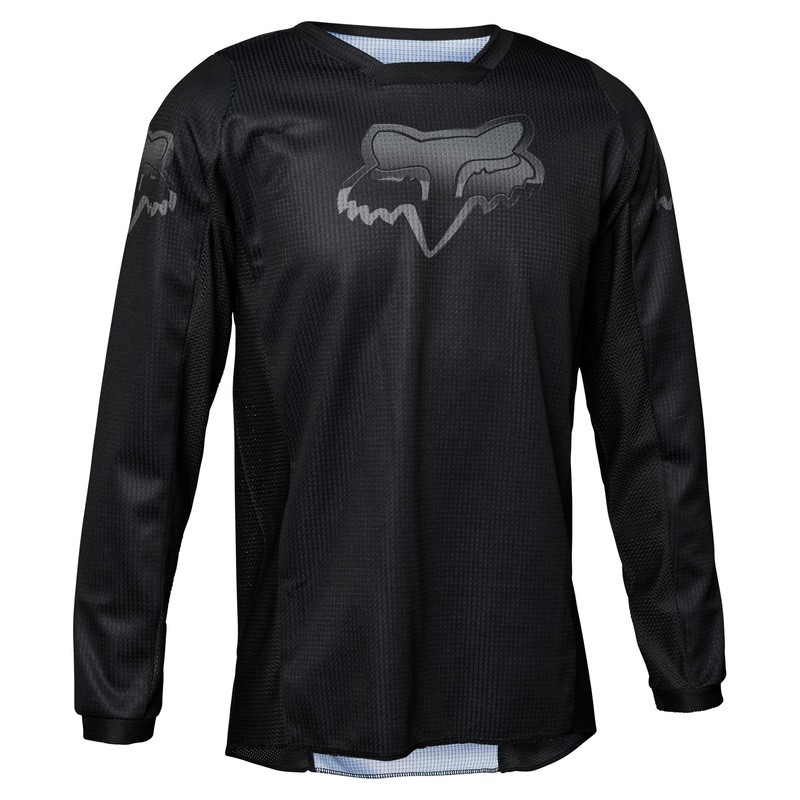 BLUZA FOX JUNIOR BLACKOUT BLACK/BLACK  ENDURO CROSS
