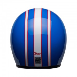 KASK BELL CUSTOM 500 SIX DAY MCQUEEN BLUE/WHITE 