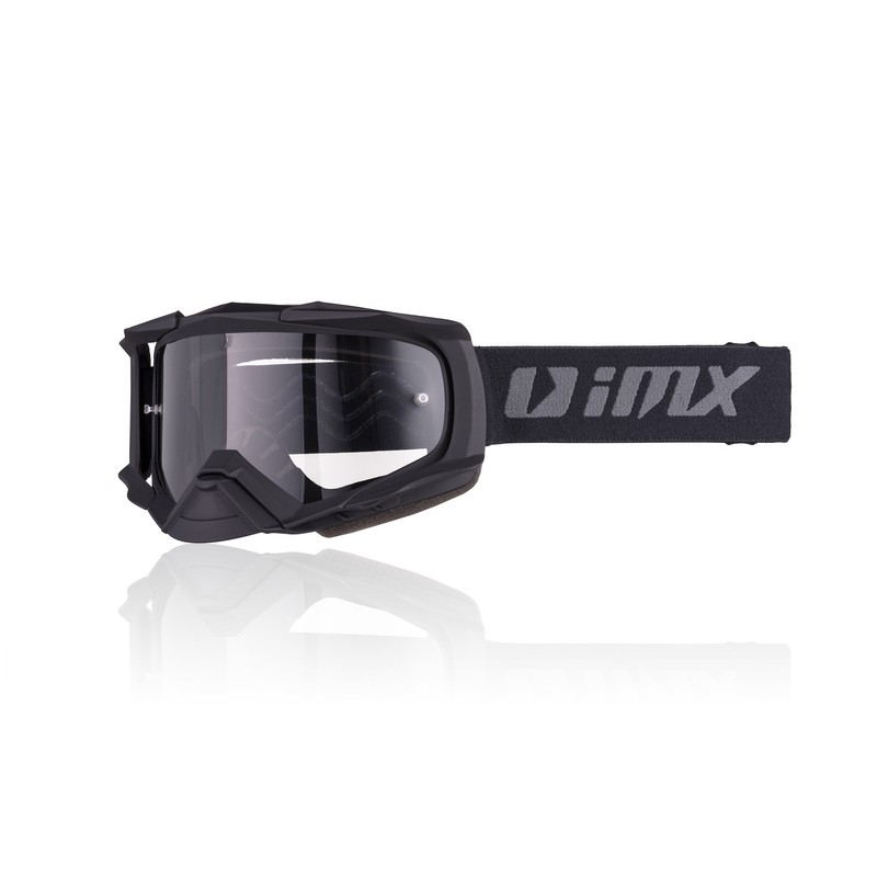 GOGLE IMX DUST BLACK MATT - SZYBA DARK SMOKE + CLEAR (2 SZYBY W ZESTAWIE) ENDURO CROSS