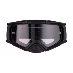 GOGLE IMX DUST BLACK MATT - SZYBA DARK SMOKE + CLEAR (2 SZYBY W ZESTAWIE) ENDURO CROSS