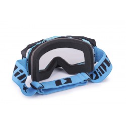 GOGLE IMX DUST GRAPHIC BLUE/BLACK MATT - SZYBA DARK SMOKE + CLEAR (2 SZYBY W ZESTAWIE) ENDURO CROSS