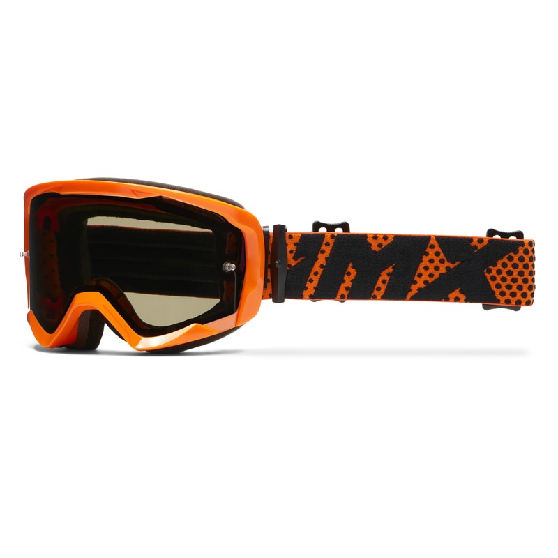 GOGLE IMX ENDURANCE FLIP ORANGE GLS/ ORANGE - SZYBA DARK SMOKE + CLEAR (2 SZYBY W ZESTAWIE) ENDURO CROSS