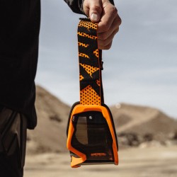 GOGLE IMX ENDURANCE FLIP ORANGE GLS/ ORANGE - SZYBA DARK SMOKE + CLEAR (2 SZYBY W ZESTAWIE) ENDURO CROSS