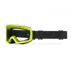 GOGLE IMX ENDURANCE FLIP FLO YELLOW MATT/BLACK - SZYBA DARK SMOKE + CLEAR (2 SZYBY W ZESTAWIE) ENDURO CROSS