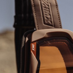 GOGLE IMX ENDURANCE RUST BROWN MATT /ORANGE - SZYBA ORANGE + CLEAR (2 SZYBY W ZESTAWIE) ENDURO CROSS