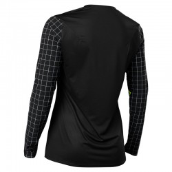 KOSZULKA ROWEROWA Z DŁUGIM RĘKAWEM FOX LADY FLEXAIR CELZ BLACK  ENDURO CROSS