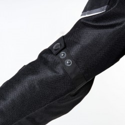KURTKA TEKSTYLNA OZONE FLOW BLACK/GREY/FLUO YELLOW XS