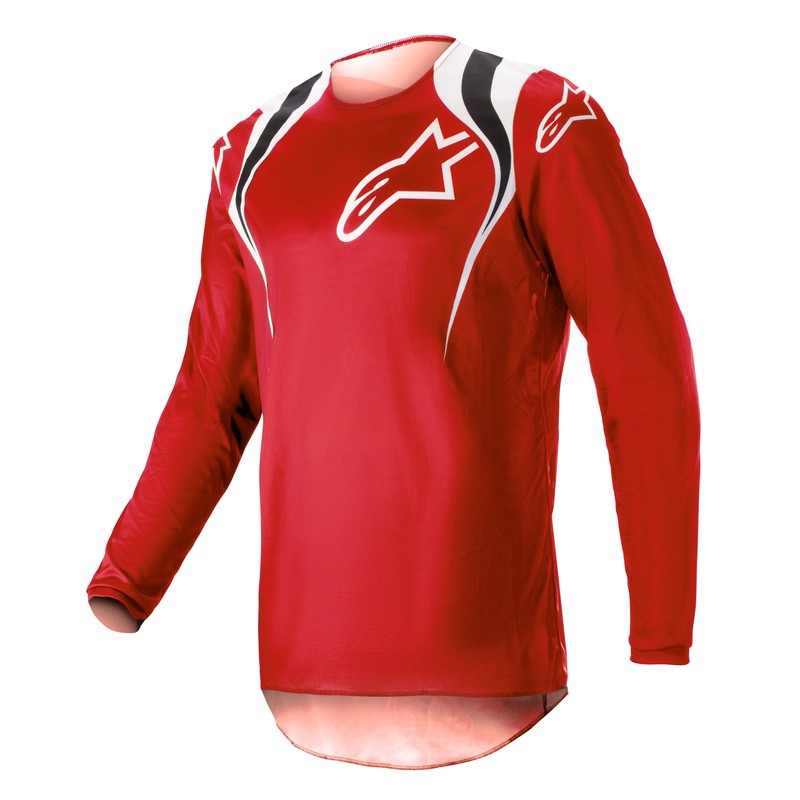 BLUZA ALPINESTARS FLUID NARIN MARS RED/WHITE 