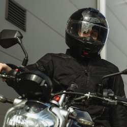 KASK OZONE FLIP UP FP-01 PINLOCK READY BLACK 
